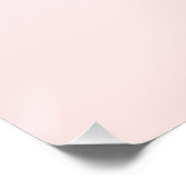 Uw Logo & Tekst | Roze & Perzik Ombre Perfect Poster (Hoek)