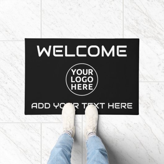 UW LOGO & TEKST Welkom Custom Outdoor Rug Deurmat (Binnen)