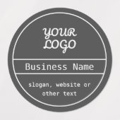 Uw Logo Uniek bewerkbaar ontwerp Waterdicht Labels (Design 1)