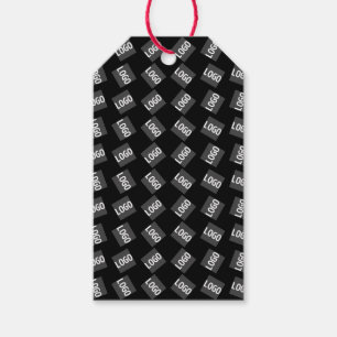 Uw Logo Uniek Geometrisch Patroon Cadeaulabel