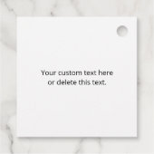 Uw Logo | Uniek Logo-, ontwerp- of Afbeelding-patr Bedankjes Labels (Achterkant)