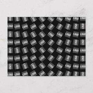 Uw Logo   Uniek Logo-, ontwerp- of Afbeelding-patr Briefkaart