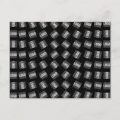 Uw Logo | Uniek Logo-, ontwerp- of Afbeelding-patr Briefkaart (Voorkant)