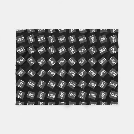 Uw Logo | Uniek Logo-, ontwerp- of Afbeelding-patr Fleece Deken (Voorkant (Horizontaal))