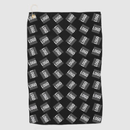 Uw Logo | Uniek Logo-, ontwerp- of Afbeelding-patr Golfhanddoek