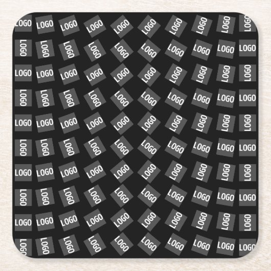 Uw Logo | Uniek Logo-, ontwerp- of Afbeelding-patr Kartonnen Onderzetters (Voorkant)