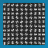 Uw Logo | Uniek Logo-, ontwerp- of Afbeelding-patr Labels