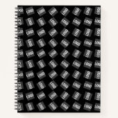 Uw Logo | Uniek Logo-, ontwerp- of Afbeelding-patr Notitieboek (Voorkant)