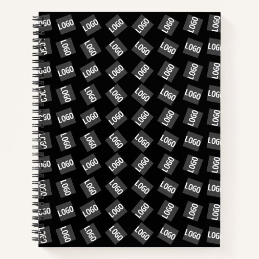 Uw Logo | Uniek Logo-, ontwerp- of Afbeelding-patr Notitieboek (Voorkant)