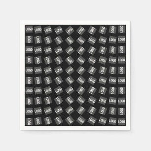 Uw Logo   Uniek Logo-, ontwerp- of Afbeelding-patr Servet