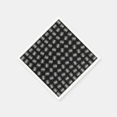 Uw Logo | Uniek Logo-, ontwerp- of Afbeelding-patr Servet (Hoek)