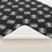 Uw Logo | Uniek Logo-, ontwerp- of Afbeelding-patr Sherpa Deken (3/4)