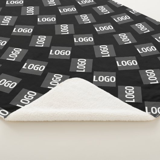 Uw Logo | Uniek Logo-, ontwerp- of Afbeelding-patr Sherpa Deken (3/4)