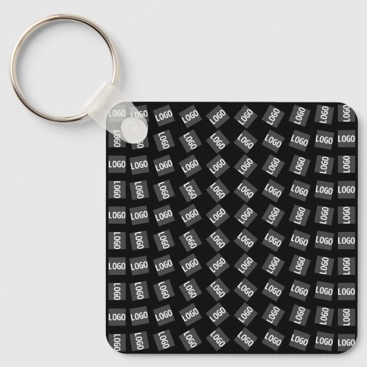 Uw Logo | Uniek Logo-, ontwerp- of Afbeelding-patr Sleutelhanger (Voorkant)