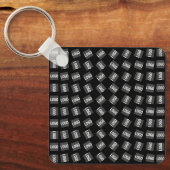 Uw Logo | Uniek Logo-, ontwerp- of Afbeelding-patr Sleutelhanger (Voorkant)