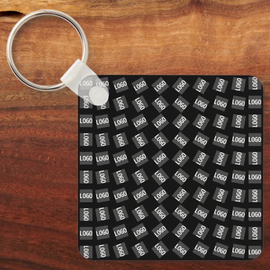 Uw Logo | Uniek Logo-, ontwerp- of Afbeelding-patr Sleutelhanger (Voorkant)