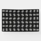 Uw Logo | Uniek Logo-, ontwerp- of Afbeelding-patr Spandoek (Horizontaal)