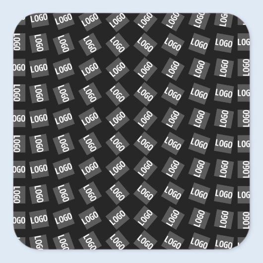 Uw Logo | Uniek Logo-, ontwerp- of Afbeelding-patr Vierkante Sticker