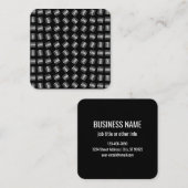 Uw Logo | Uniek Logo-, ontwerp- of Afbeelding-patr Vierkante Visitekaartje (Voorkant / Achterkant)