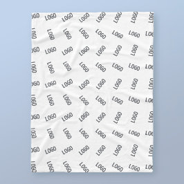 Uw Logo | Uniek logo, ontwerp of afbeeldingspatroo Fleece Deken
