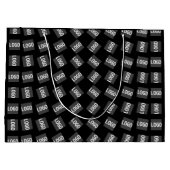 Uw Logo | Uniek logo, ontwerp of afbeeldingspatroo Groot Cadeauzakje (Achterkant)