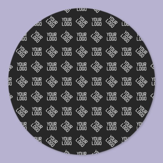 Uw Logo | Unieke afwisselende Logo of ontwerp Ronde Sticker