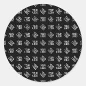 Uw Logo | Unieke afwisselende Logo of ontwerp Ronde Sticker (Voorkant)