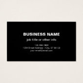 Uw Logo | Unieke afwisselende Logo of ontwerp Visitekaartje (Achterkant)