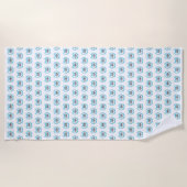 Uw Logo van de Douane | Afbeelding helemaal over Strandlaken (Voorkant)