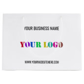 Uw Logo van het Bedrijf en de PromotieCadeautas va Groot Cadeauzakje (Voorkant)