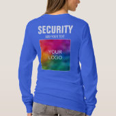 Uw Logo van het Bedrijf hier Veiligheid Womens Roy T-shirt (Achterkant)