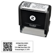 Uw Logo van het Bedrijf of QR Adres van de Code Zelfinktende Stempel (In situ)