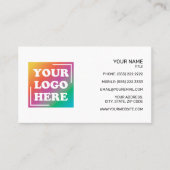 Uw Logo van het BedrijfsBedrijf Visitekaartje (Voorkant)