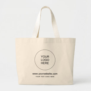 Uw Logo van uw bedrijf hier Website Grote Tote Bag