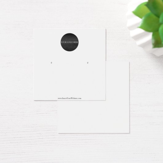 Uw Logo verdient een DisplayCard Vierkante Visitekaartjes (Bureau)