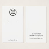 Uw Logo verdient een DisplayCard Visitekaartje (Voorkant /achterkant)