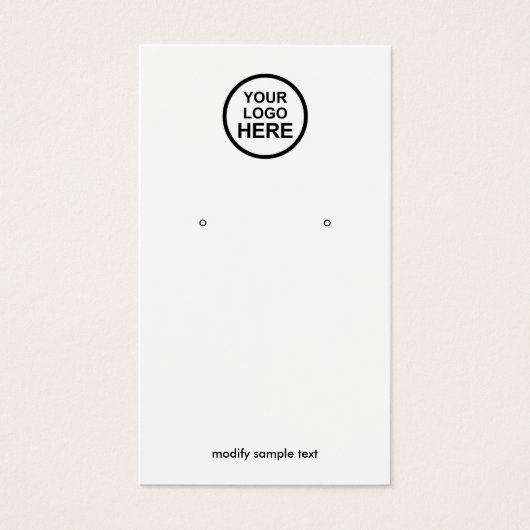 Uw Logo verdient een DisplayCard Visitekaartje (Voorkant)