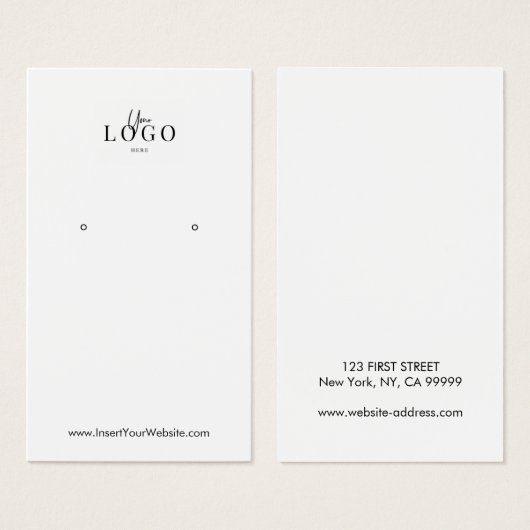 Uw Logo verdient een DisplayCard Visitekaartje (Voorkant /achterkant)