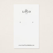 Uw Logo verdient een DisplayCard Visitekaartje (Voorkant)