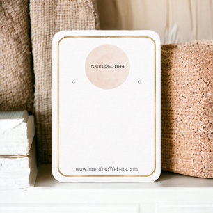 Uw Logo verdient een dun, gouden, verticaal Visitekaartje