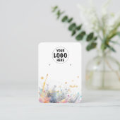 Uw Logo verdient een grote verticale kaart Visitekaartje (Staand voorkant)