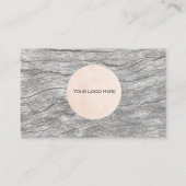 Uw Logo vervaagde houten aangepaste Visitekaartje (Voorkant)