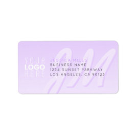 Uw Logo & vet monogram retouradres Etiket