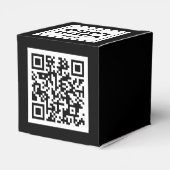 Uw Logo - Vierkant - Achtergrond WIT + QR code Bedankdoosjes (Achterkant)