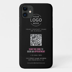 Uw Logo Visitekaartje met QR Code Case-Mate iPhone Case