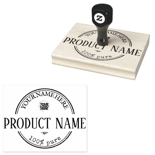  Uw Logo voor bedrijven Rubberstempel (Gestempeld)