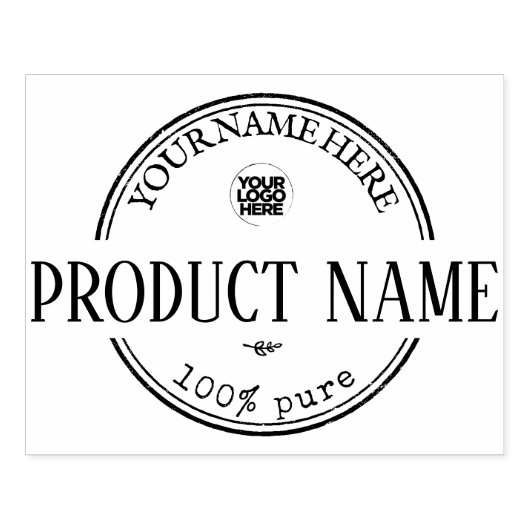  Uw Logo voor bedrijven Rubberstempel (Afrduk)