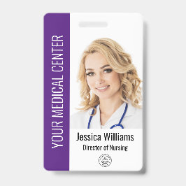 Uw logo voor gezondheidszorg Bedrijfslogo Foto Badge