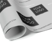 Uw Logo Website Bedrijfs het Pakket Wit Cadeaupapier (Rol Hoek)