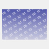 Uw Logo wordt automatisch gekanteld | Bewerkbare k Inpakpapier Vel (Voorkant 2)